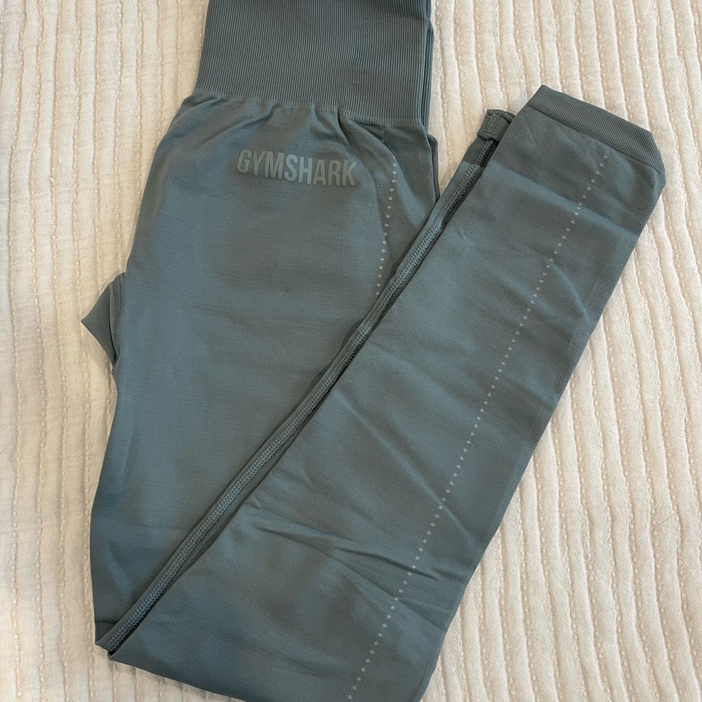 Gymshark Lightweight Seamless Leggings- Turquoise